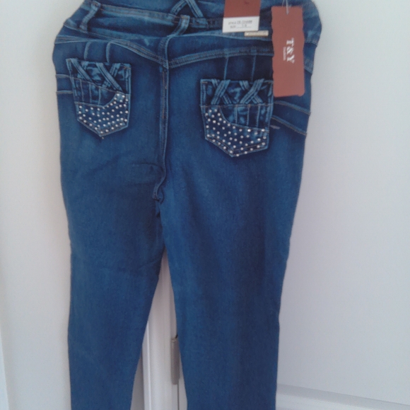 High Rise Blue Jeans for Women - Picture 3 of 4